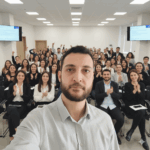 Dijital pazarlama ve marka stratejisi konularında seminer ortamını temsil eden temsili görsel